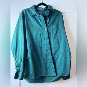 Vintage Land's End Button Down Shirt Vintage 2X
20W Green Plus Size